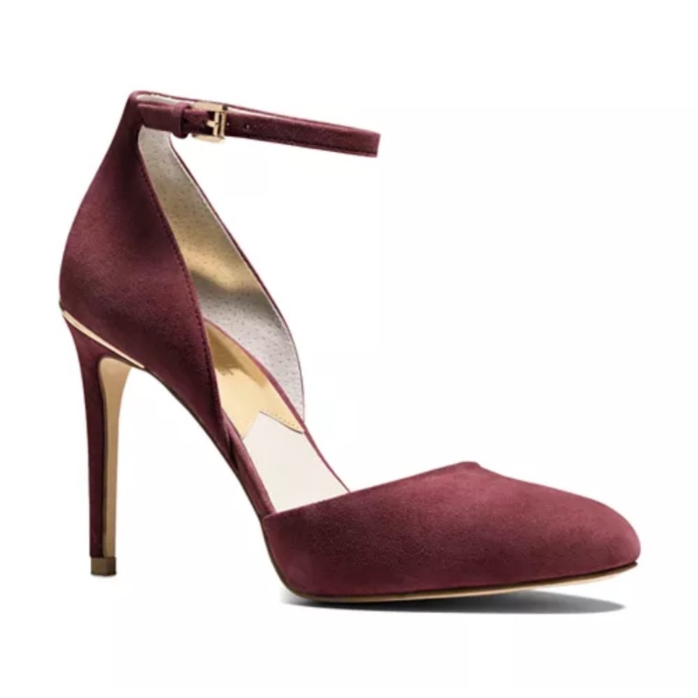 Like new Michael Kors Georgia Ankle Strap High-Heel Pumps send offers